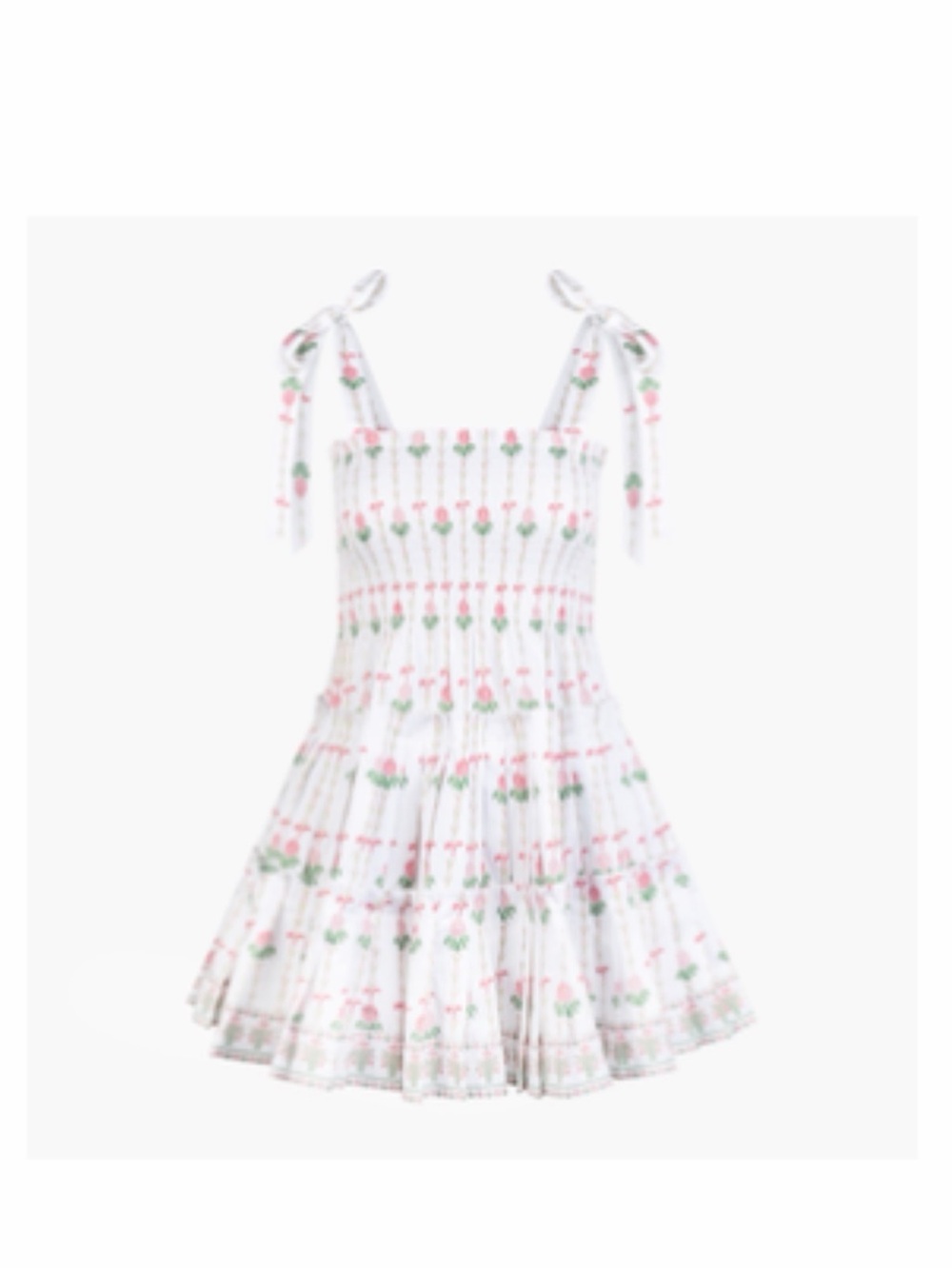 The Ribbon Charlotte Nap
Dress - White Trailing
Fern
